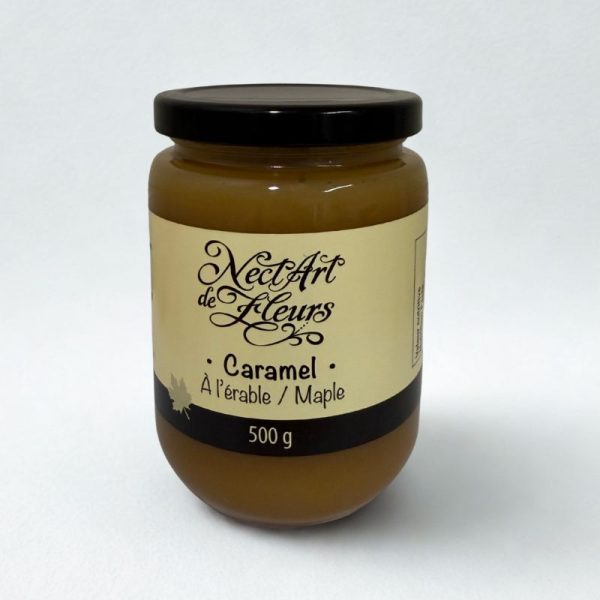 Pot de 500g caramel érable et fleur de sel